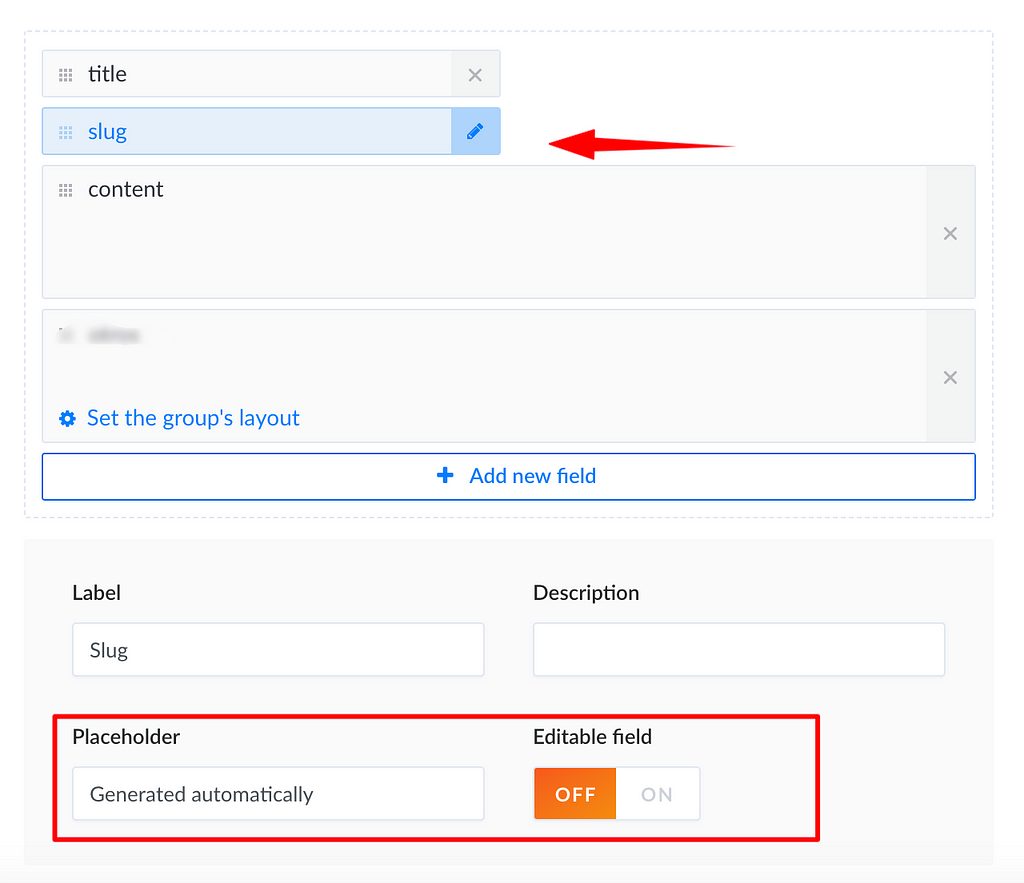 How to create dynamic slug in Strapi