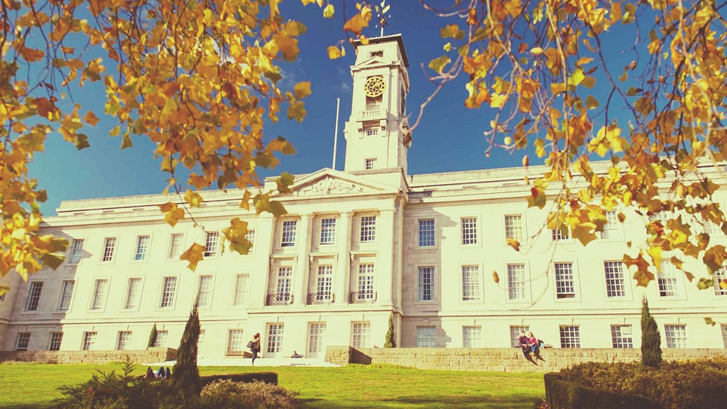 The university of Nottingham in the best student city UK