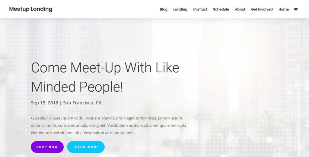 Event Planner WordPress Theme