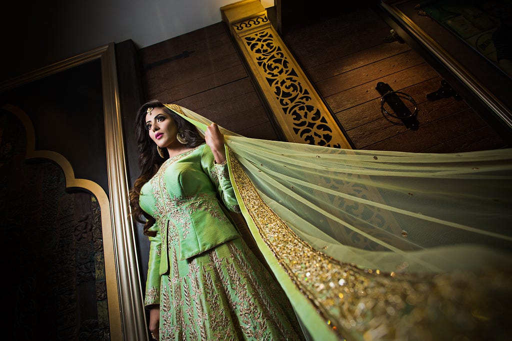 Traditional Indian Muslim Bridal dress
