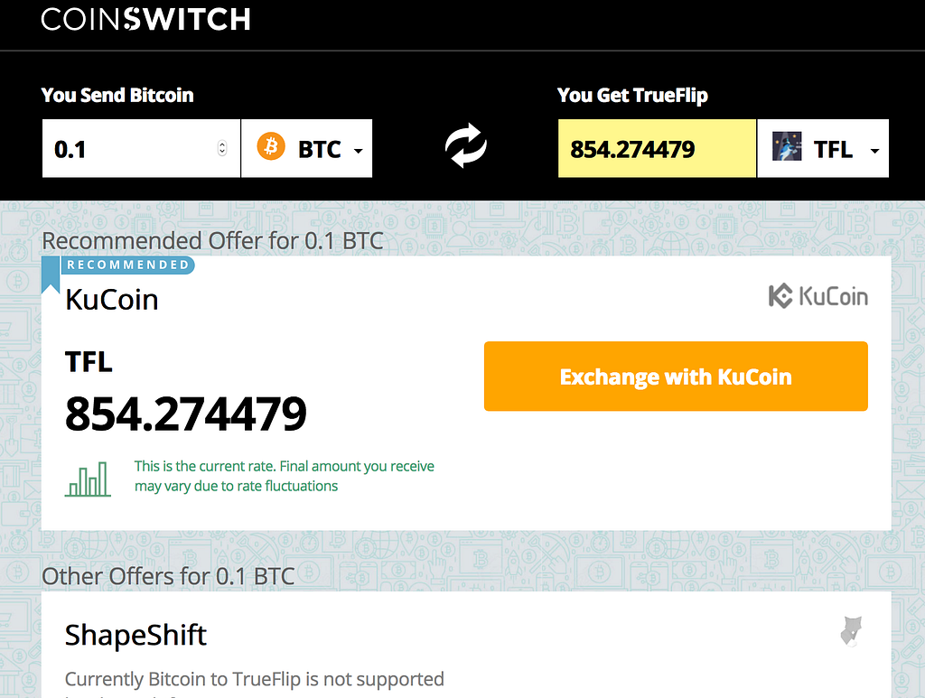 How to buy trueflip (tfl) in 4 simple steps