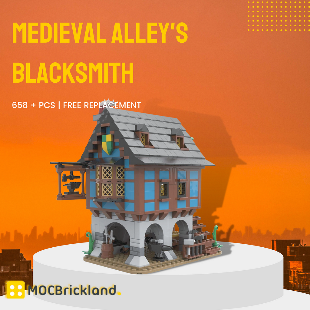 MOCBRICKLAND MOC-113518 Medieval Alley’s Blacksmith