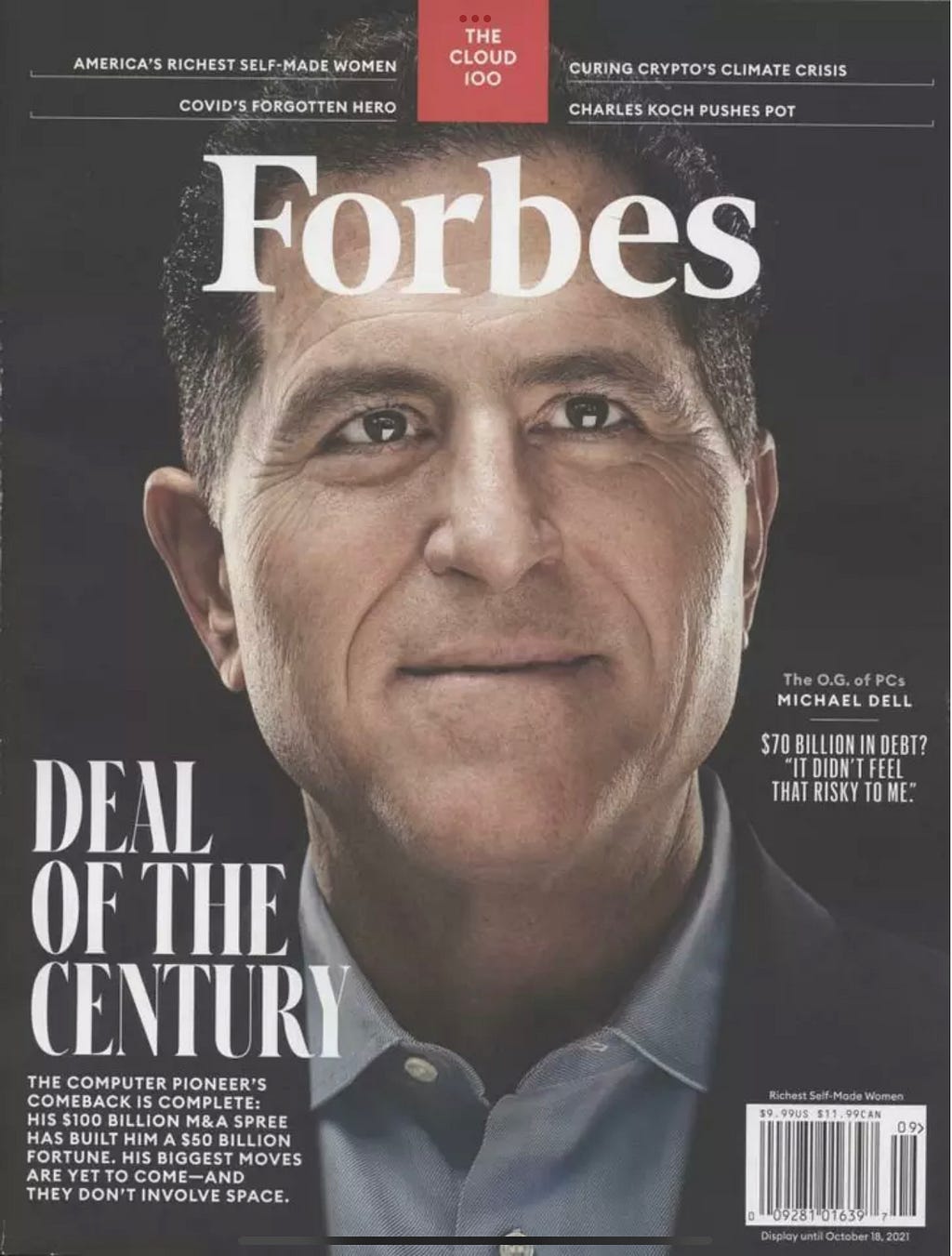 Forbes Magazine cover of Michael “Deal of the Century”