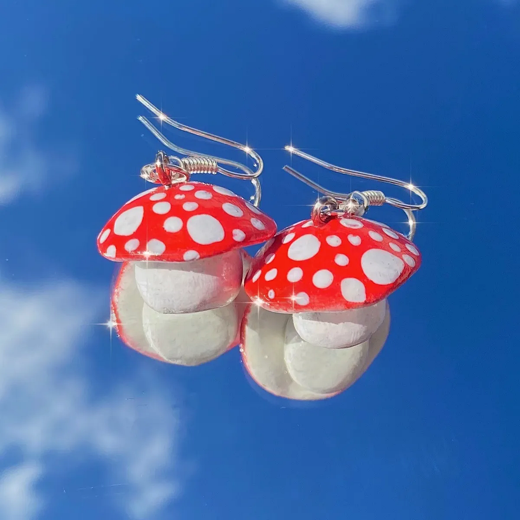 mushroom earring