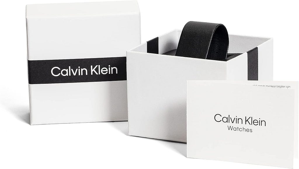 Calvin Klein Orologio Analogico al Quarzo da Donna con Cinturino in Maglia Metallica in Acciaio Inossidabile Argentato - 25200185