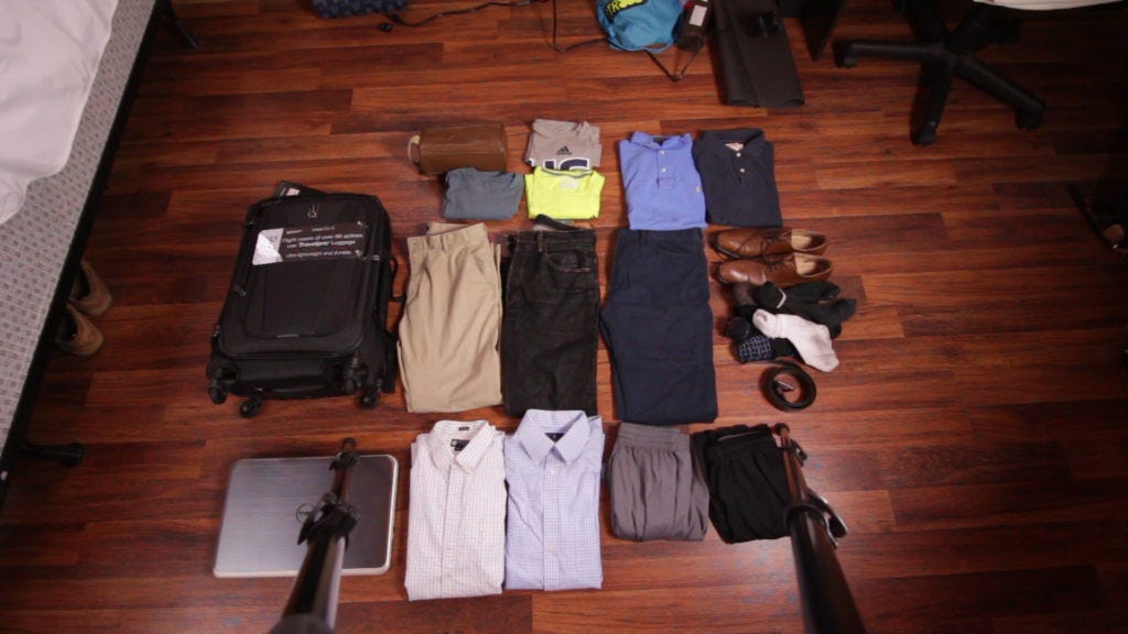 What will fit in a delsey or travelpro