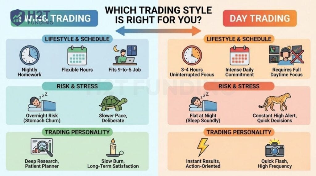 Swing Trading vs Day Trading: How to Choose the Right Strategy for You