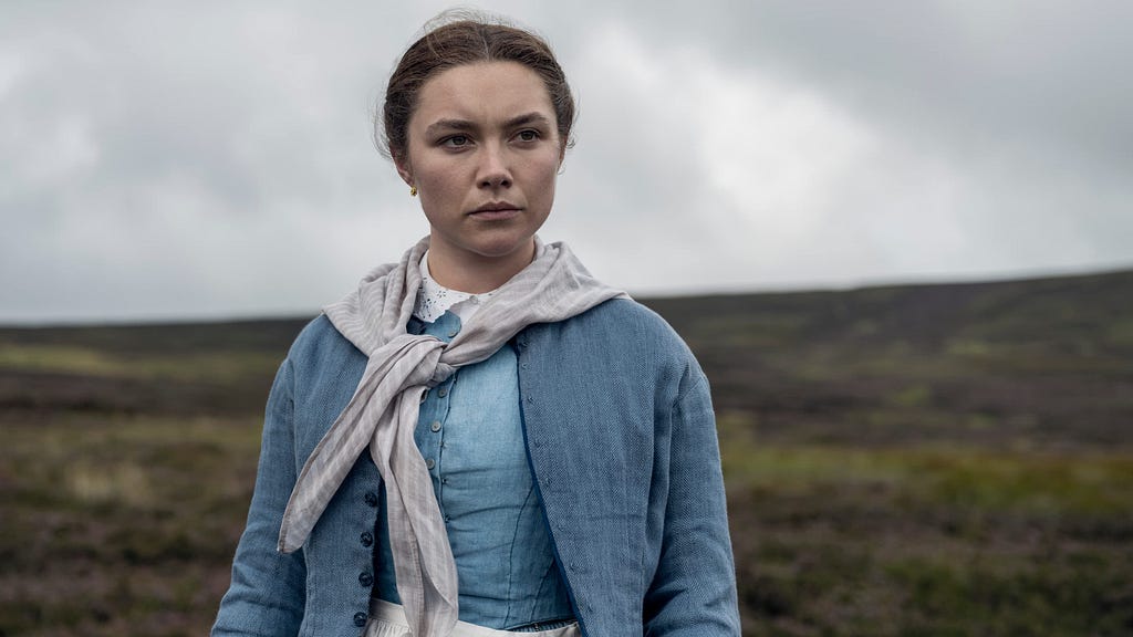 A still of Florence Pugh in The Wonder.