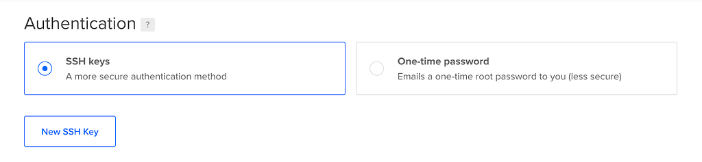 DigitalOcean — Authentication