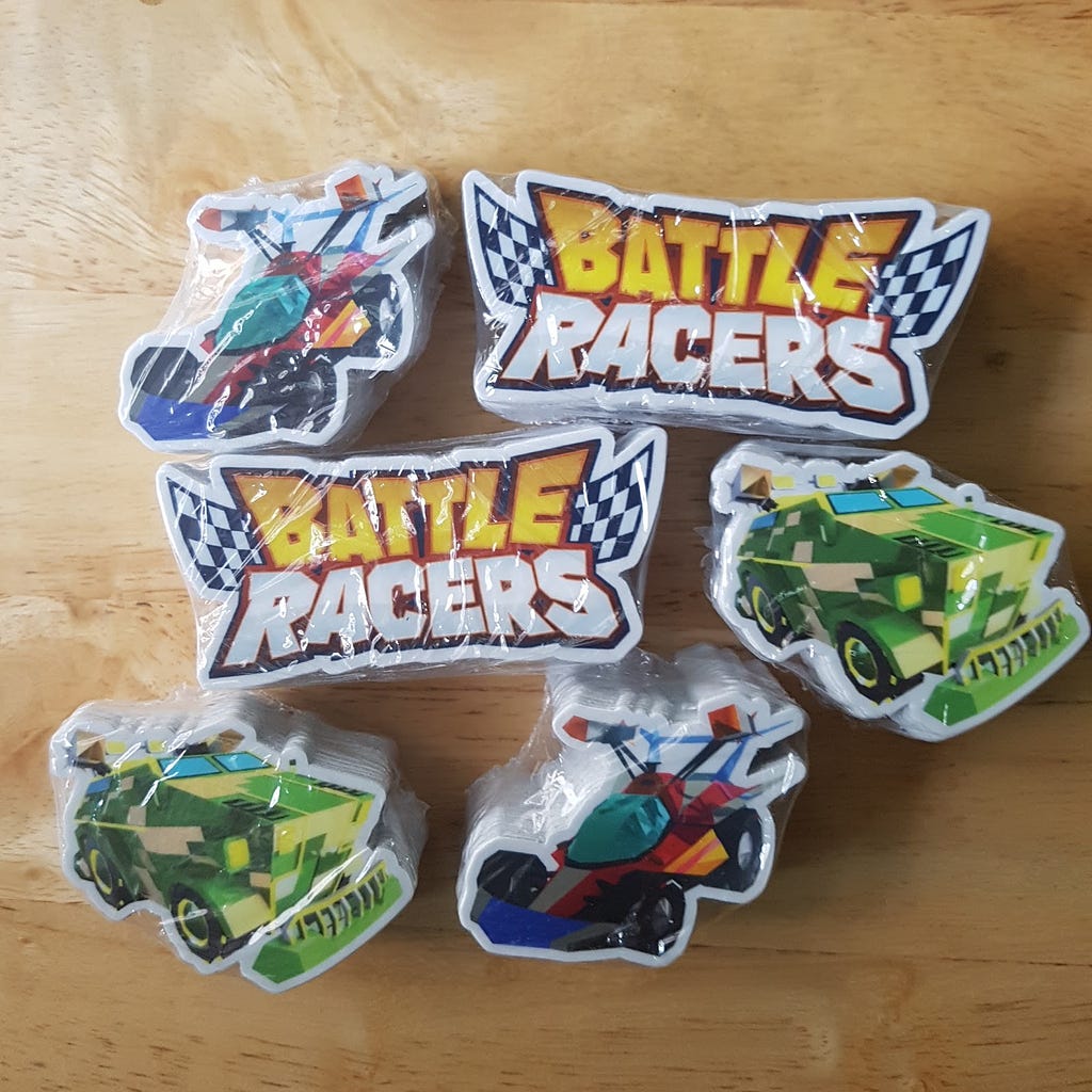 Battle Racers stickers