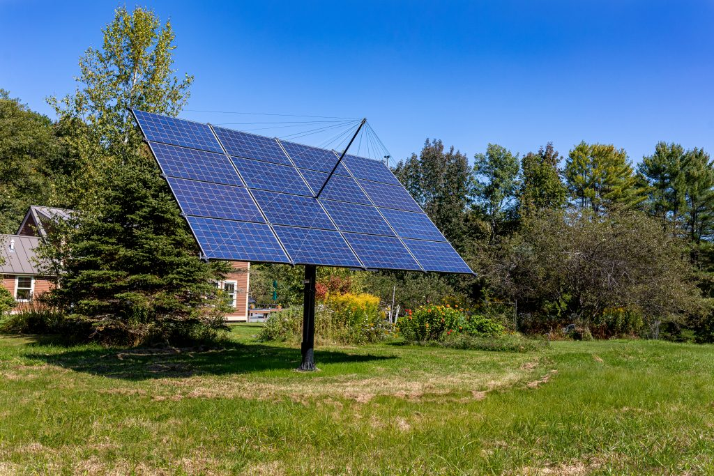 view of solar panels