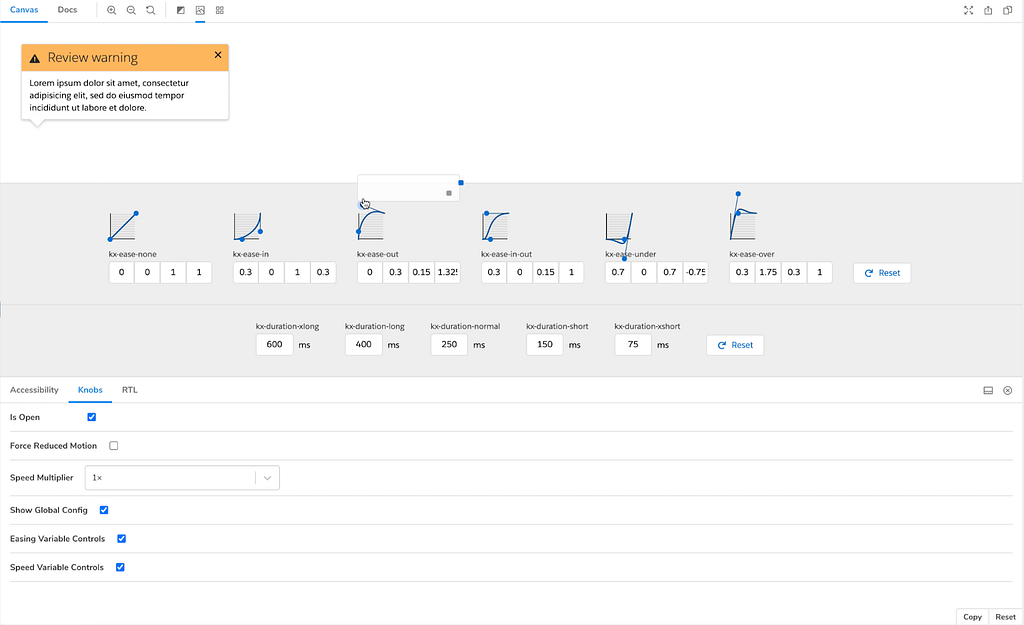 Salesforce Library of Kinetic Patterns in Prototype