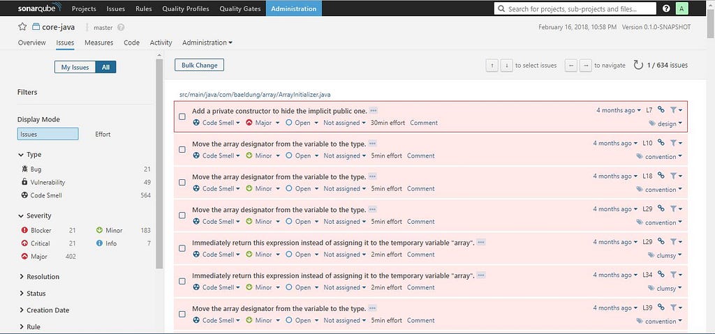 SonarQube — A static code analysis that can help to identify bugs, vulnerabilities, code smells, technical debt and even security issues. It also supports variety of languages | Blog written by Umer Farooq, CTO MRS Technologies