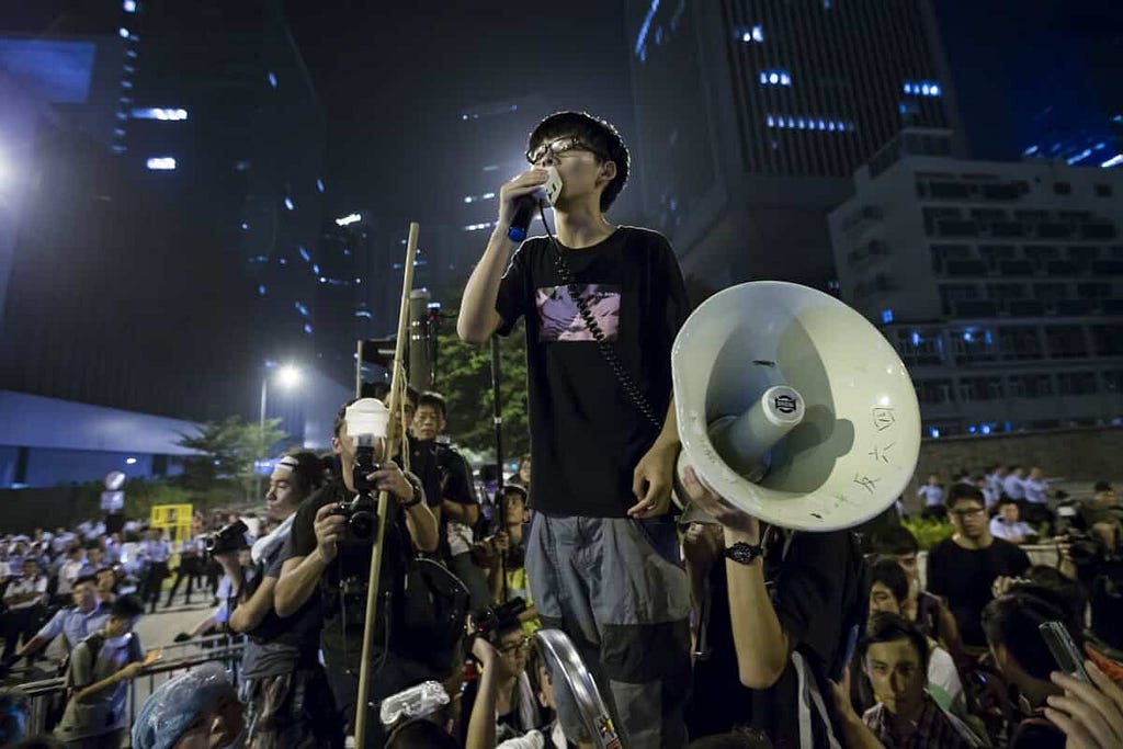 Imprisoned Hong Kong activist Joshua Wong leaning on Romans 5:3-4