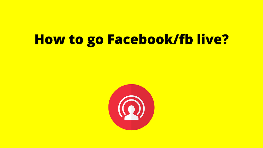 How to do Facebook Live Streaming? Facebook Live is a live stream video feature of the Facebook platform which allows you to broadcast live stream videos on your account using the camera on a computer or a mobile device