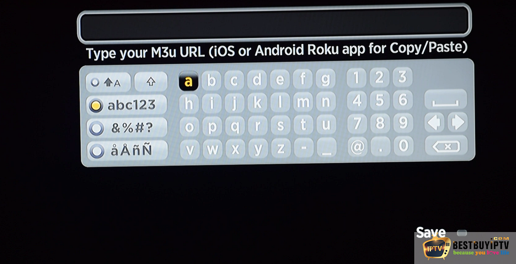 roku iptv-m3u-url