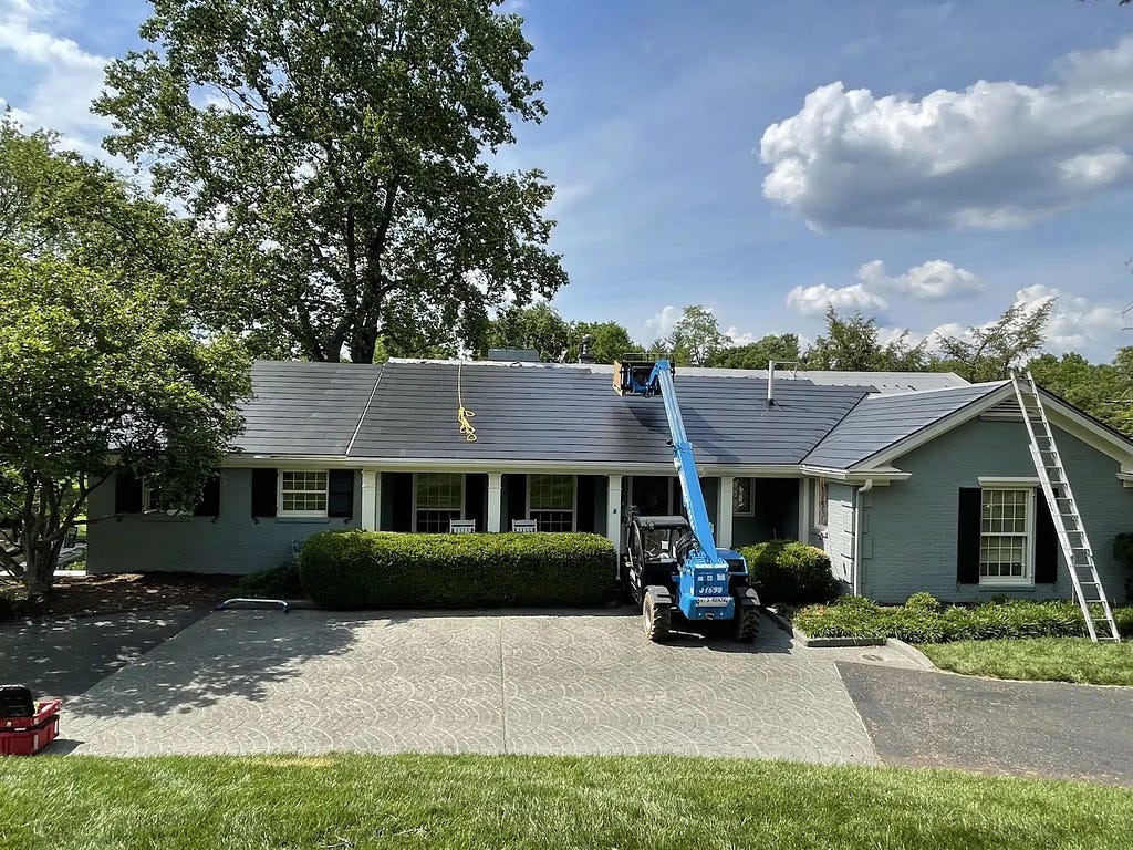 Tesla Solar Roof installation by Solar Energy Solutions