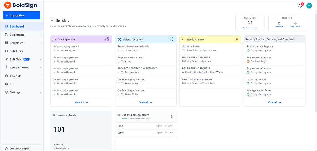 Real time progress tracking