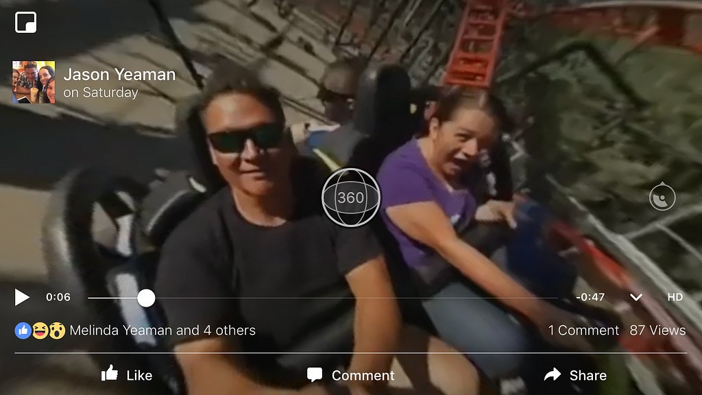 a photo of people on a roller coaster