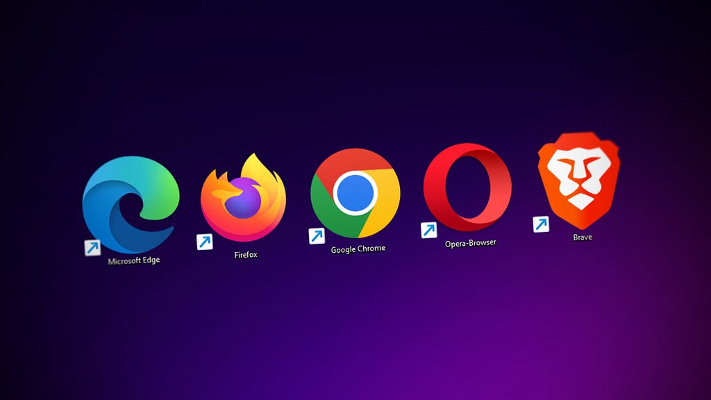 Icons von diversen Browsern