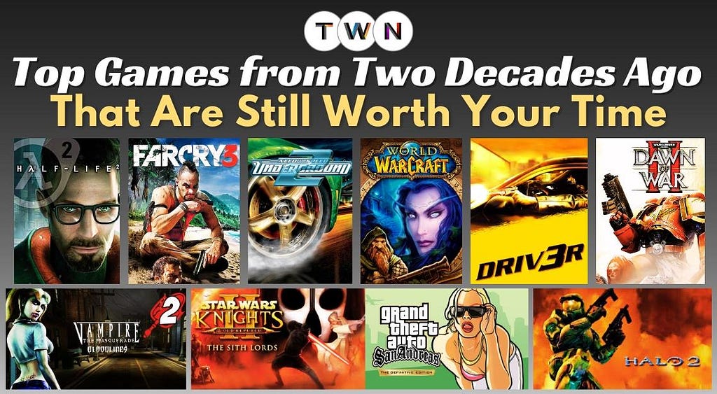 Top Games from Two Decades Ago That Are Still Worth Your Time