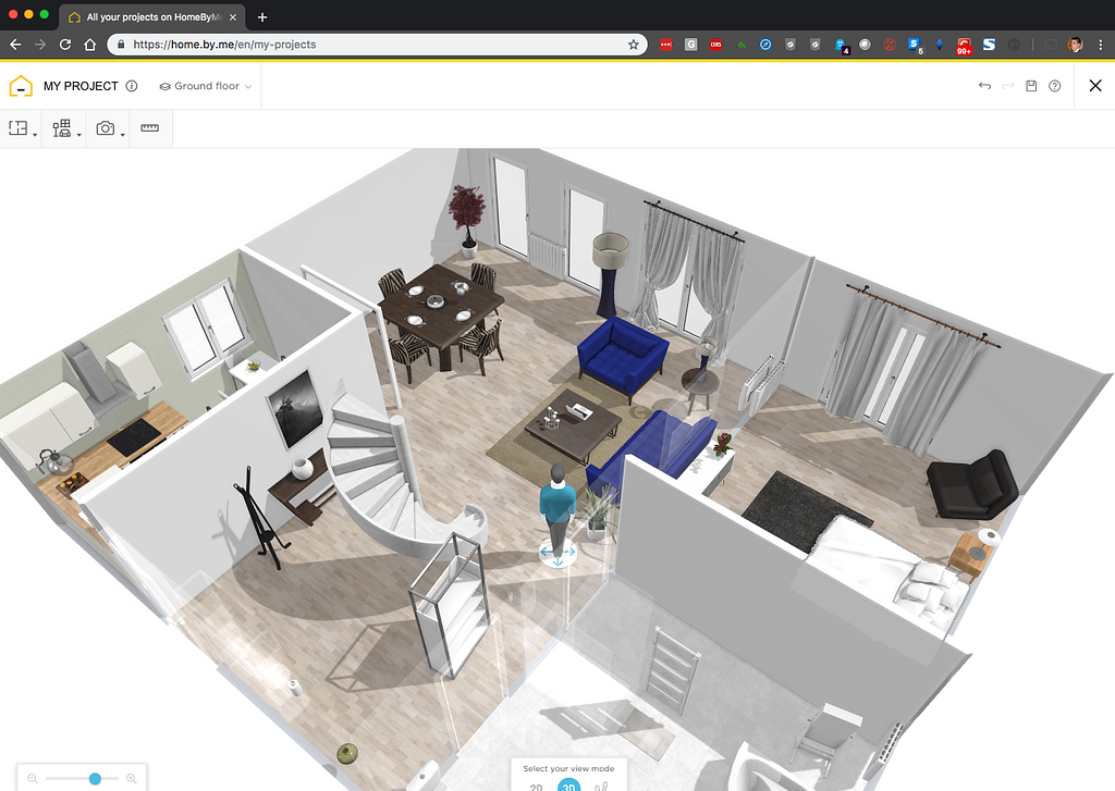 3D cad program inside a browser