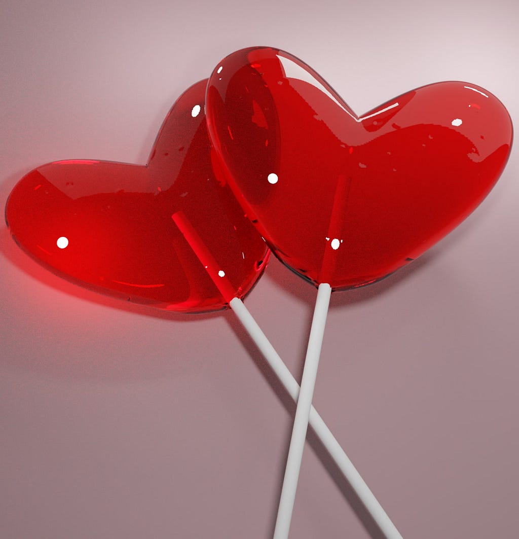 be mine, owned by geo (red valentine heart lollipops)