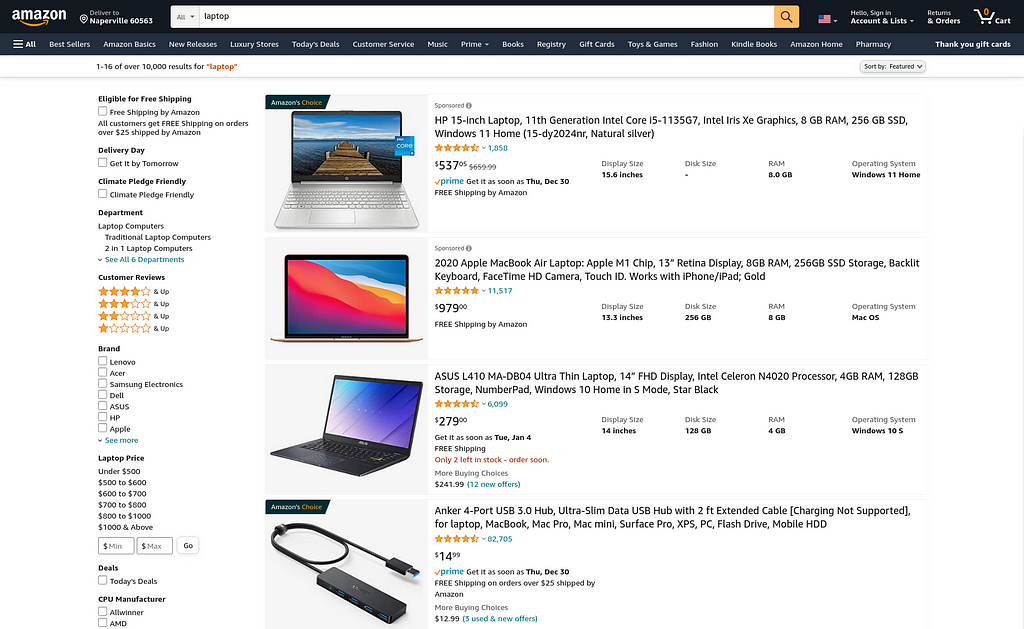 Amazon decrease the relevance of documents for certain search terms