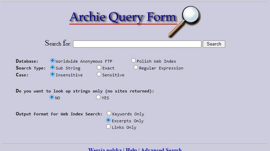 A graphic shows Archie Query Forum’s user interface.