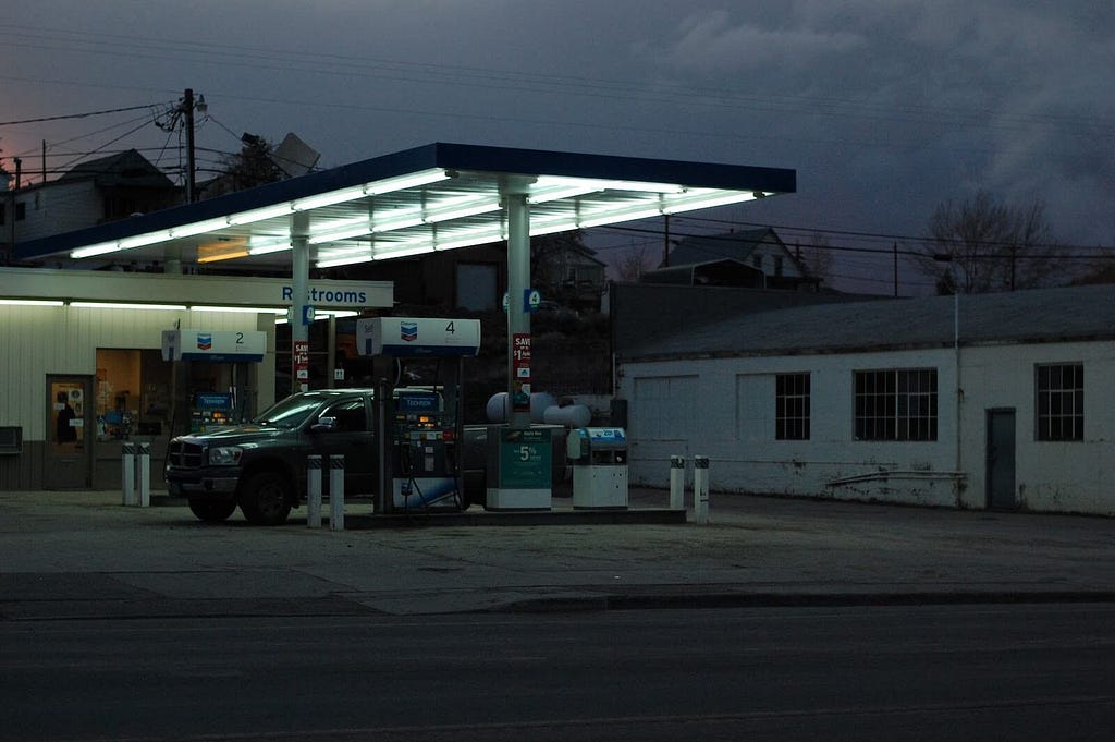 Photo of a gas station in Eureka, Nevada