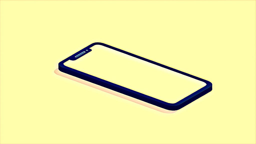 An animation of the iPhoneX