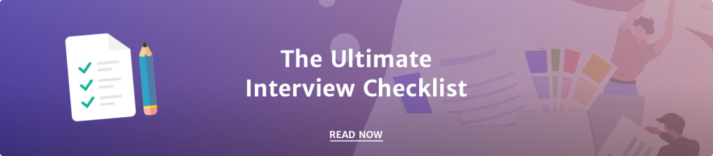 The Ultimate Interview checklist banner