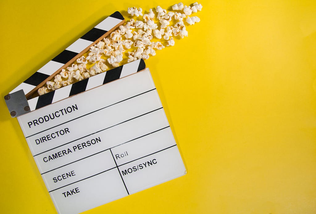 Movie clap board