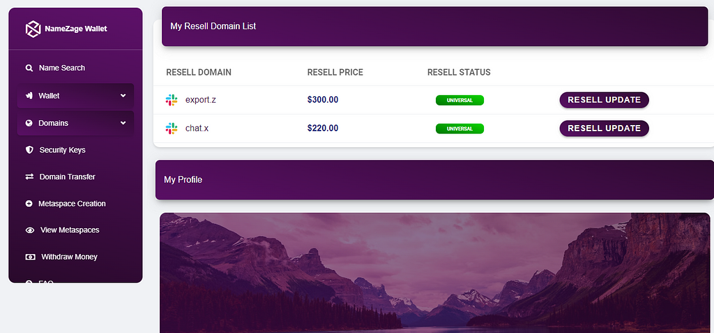 Meta Domains Reselling Pricing