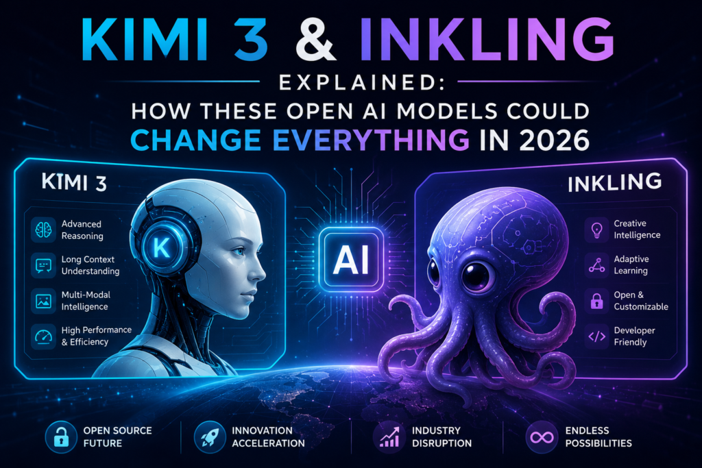 Kimi 3 & Inkling Explained: How These Open AI Models Could Change Everything in 2026