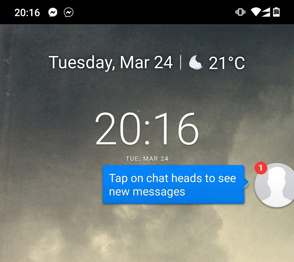 What Happened to Chat Bubbles / Heads in Android?