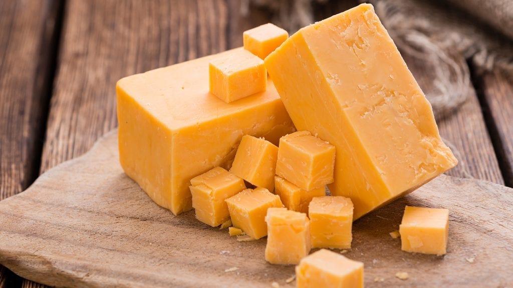cheddar cheese block