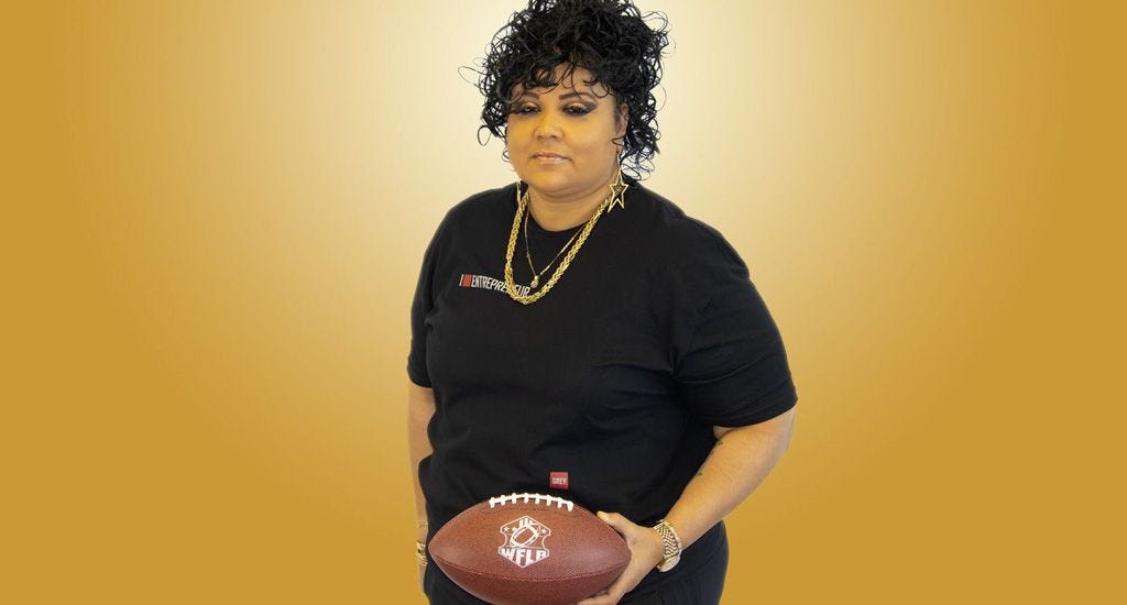 Lupe Rose CEO of She Beverage and Women's Football League Association