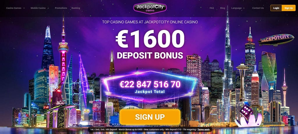 Jackpot city online casino australia