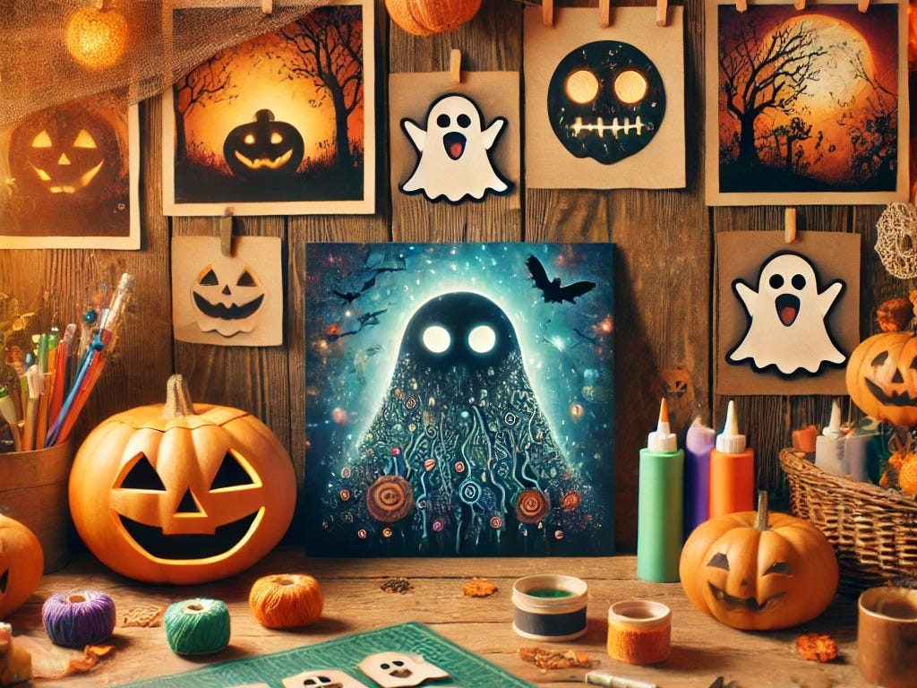 DIY Halloween Decorations Using AI Images