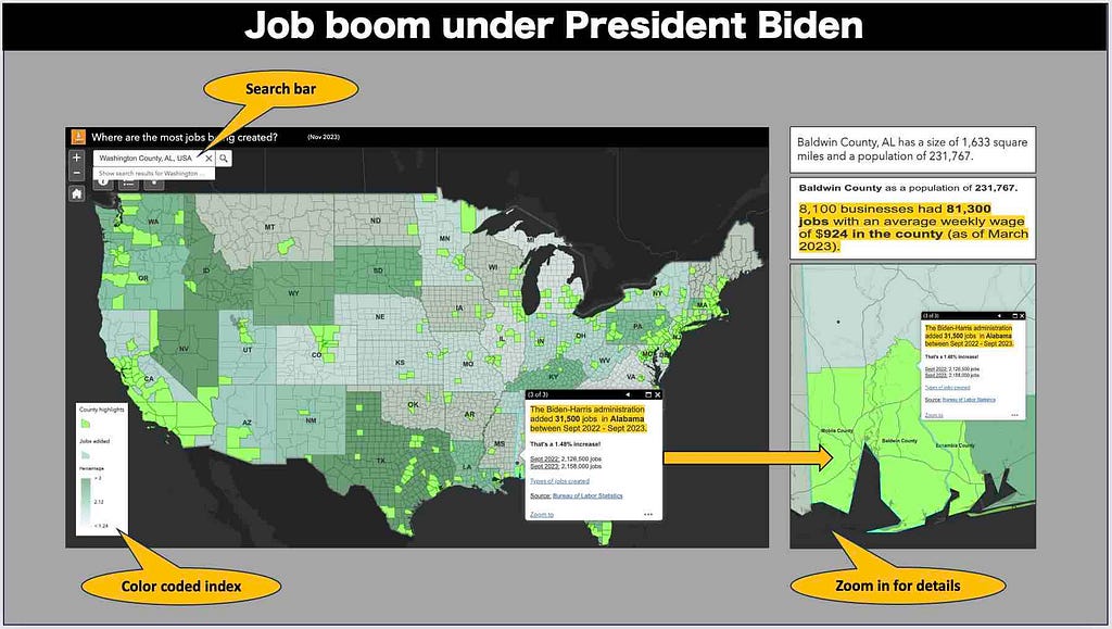 Where Has President Biden Created The Most New Jobs? Check this map.