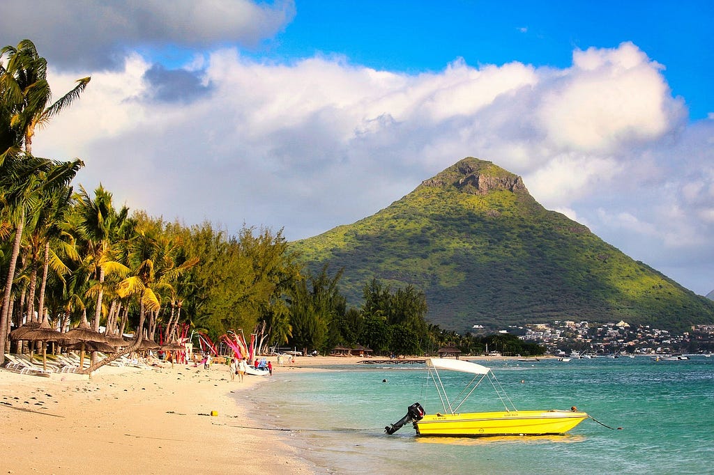 Flic en flac beach, Mauritius