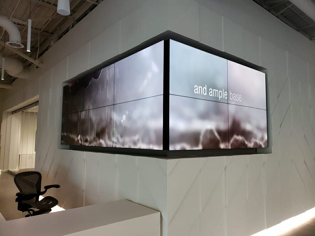 digital wall screen