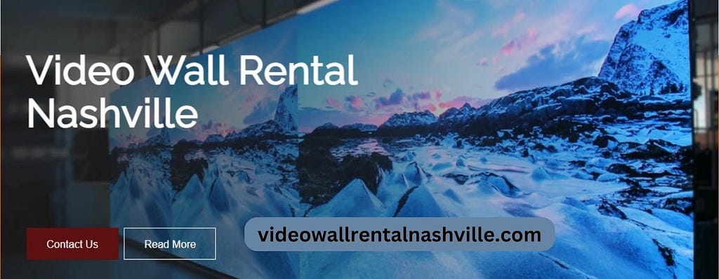 Video Wall Rentals Nashville