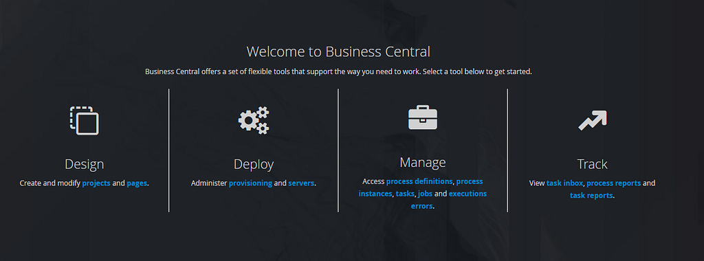 Screenshot of Business Central UI