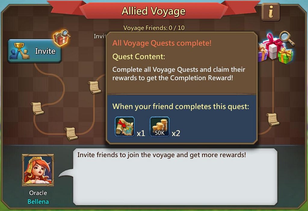 Screenshot of quest completed in game