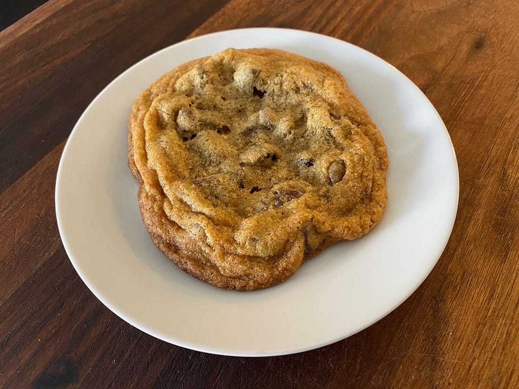 Duff Goldman’s chocolate-chip cookies.