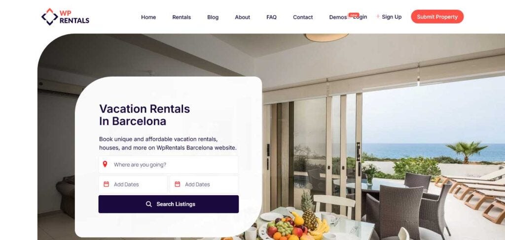 Vacation Rental WordPress Themes