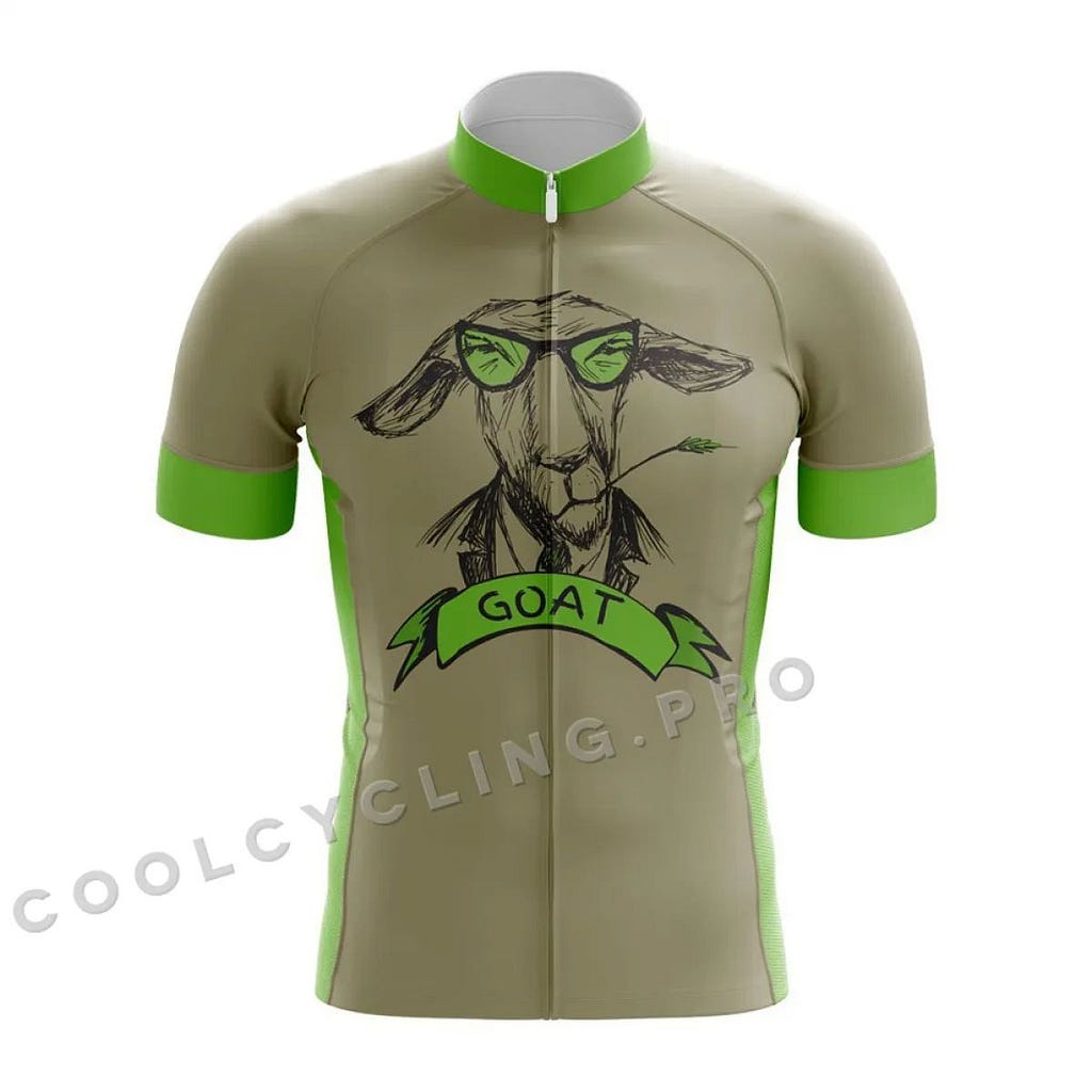 GOAT Cycling Jersey: Unleash Your Inner Legend - Cool Cycling Jerseys Online