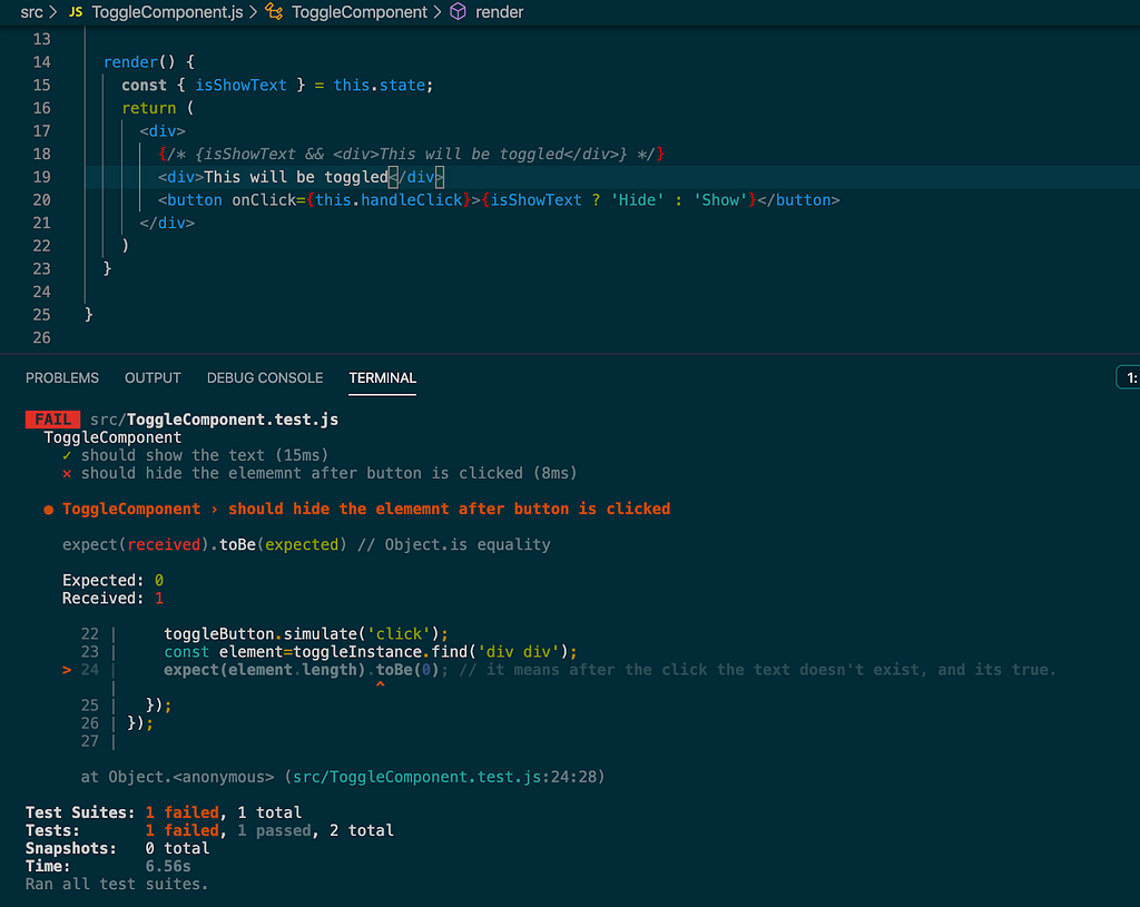 How to Write Test Cases for React Components With Jest and Enzyme